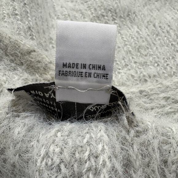 Saturday Sunday Anthropologie Women’s One Size Poncho Sweater Open Front Fuzzy - Picture 7 of 14